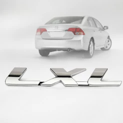 Emblema Letreiro LXL Honda Civic 2007 a 2011 Cromado