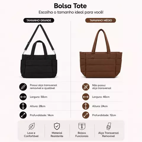 Bolsa Tote Feminina De Grande Capacidade Impermeável Versátil Para O Dia a Dia Bolsa De Ombro