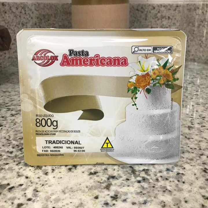Pasta Americana - Tradicional 800g - Arcolor - Rizzo Distribuidora