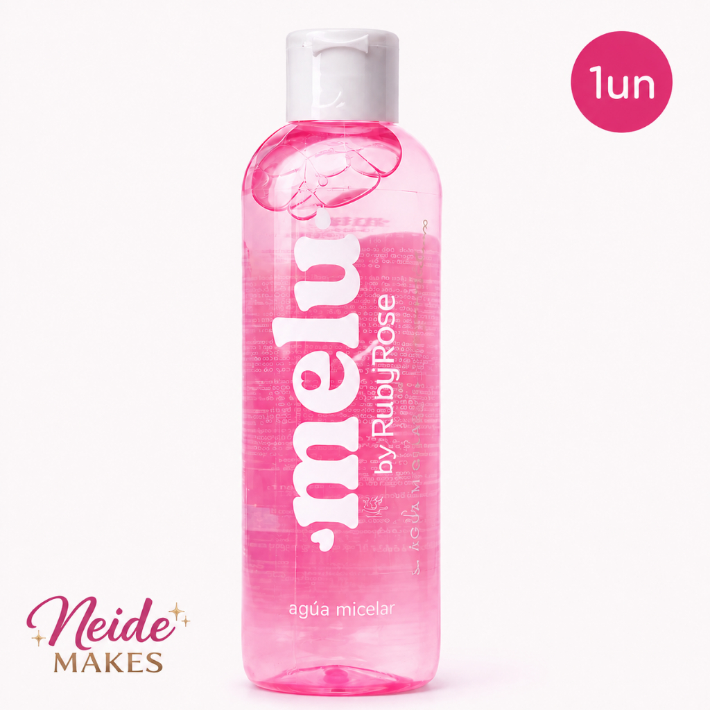 Água Micelar Ruby Rose Melu 100ml – Remove Maquiagem e Limpa Sem Ressecar