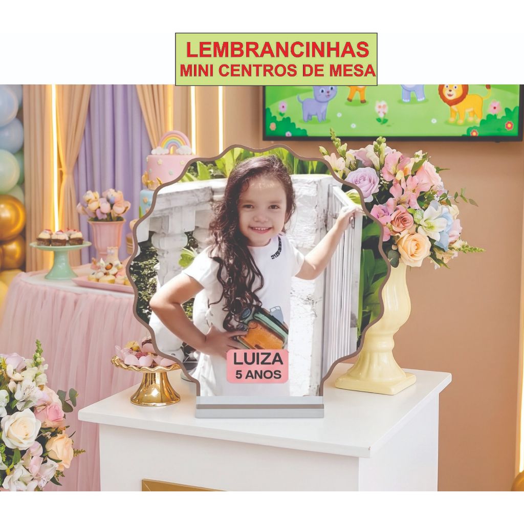 kit 100 lembrancinhas personalizadas já com retrato foto mini centro de mesas lembrancinha personalizada