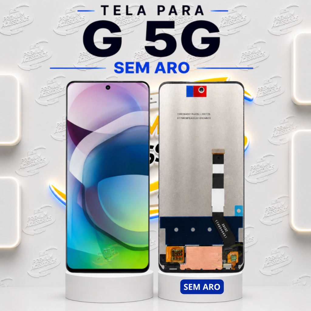 Tela Frontal Touch Display Moto G 5G XT2113 - A Pronta Entrega