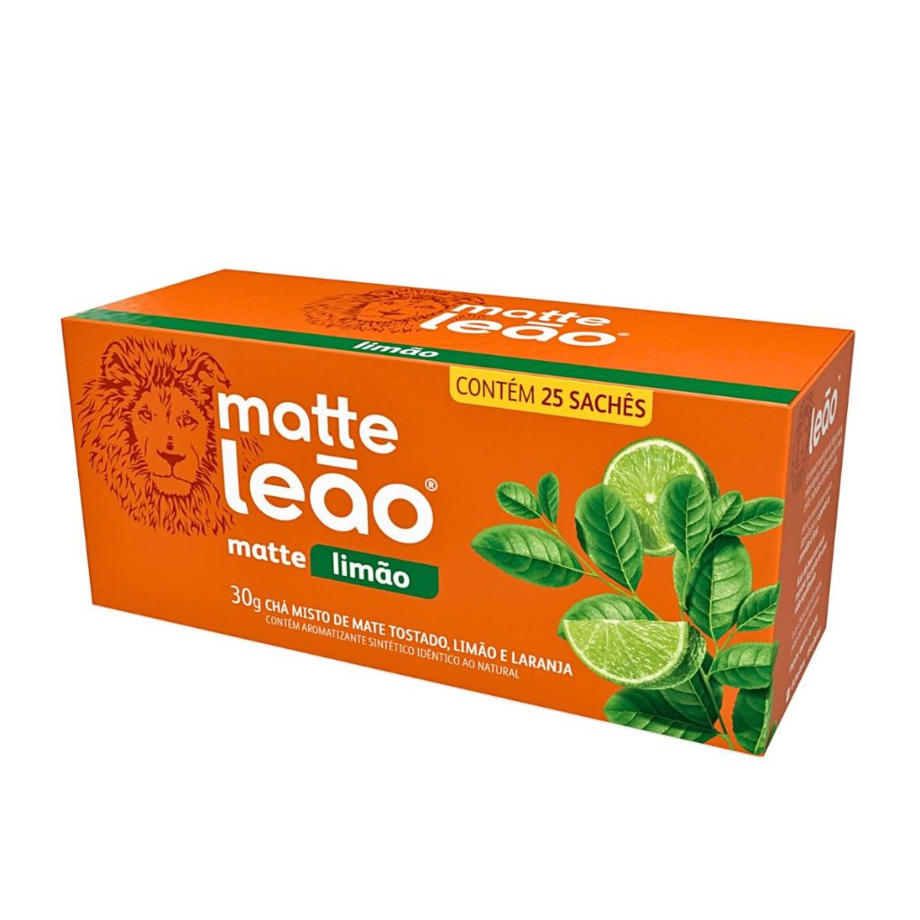 Chá Matte Limão Leão 25 Sachês