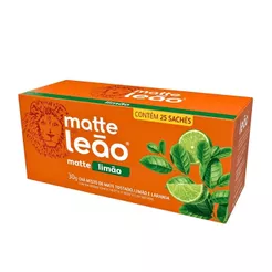 Chá Matte Limão Leão 25 Sachês