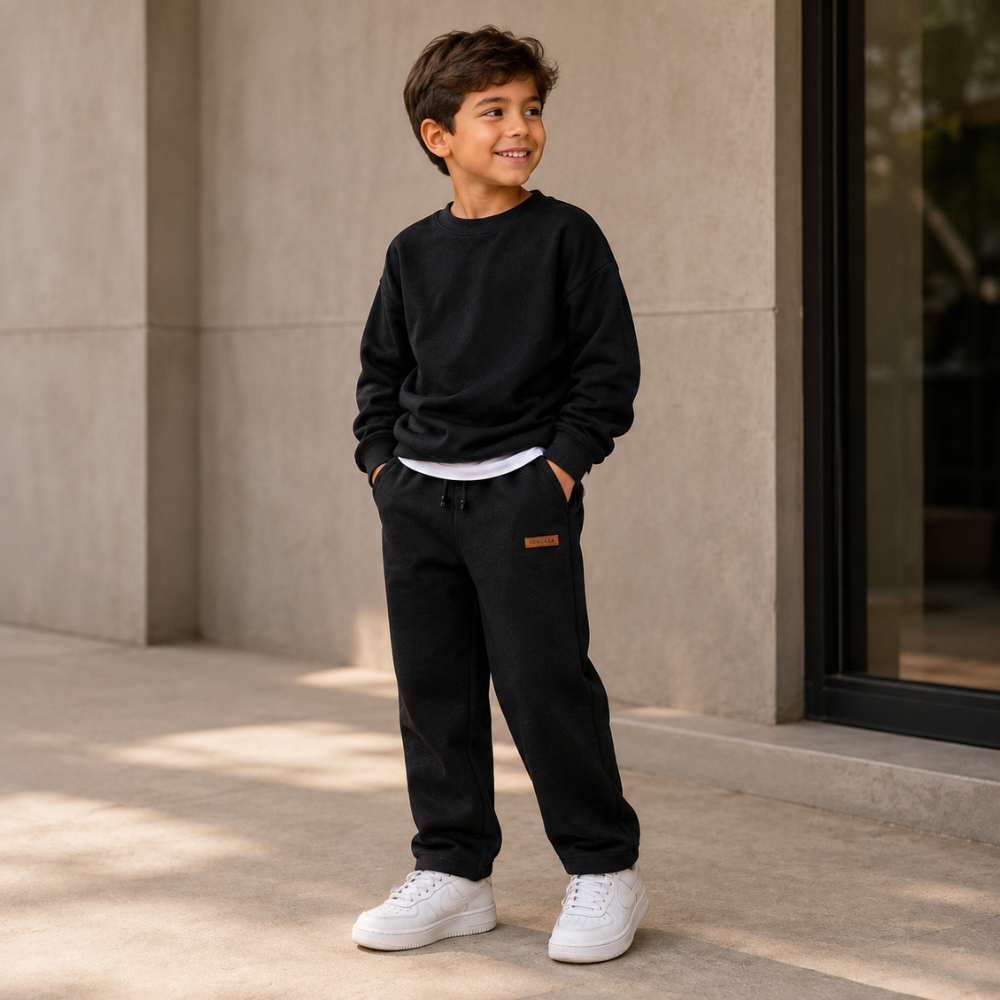 Calça Infantil para Menino Sustentável em Moletinho Premium