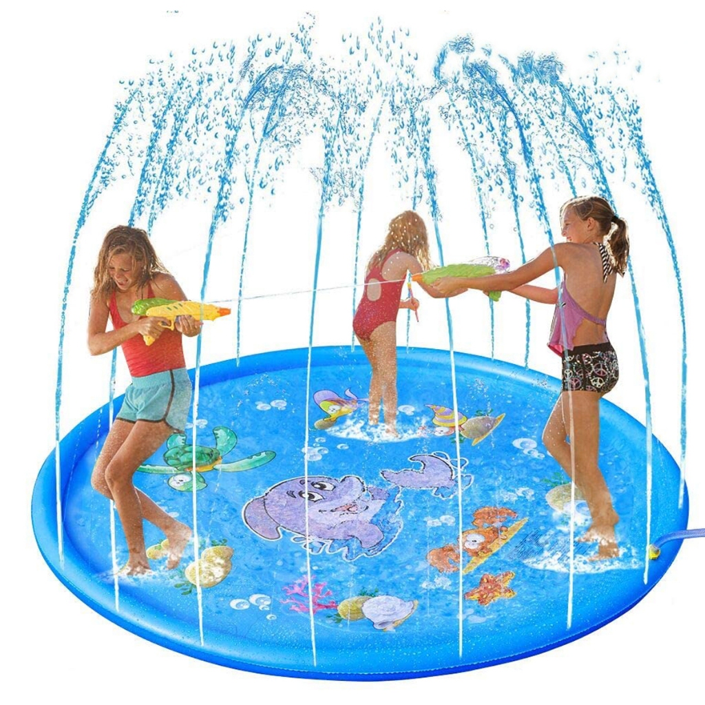 MODUS Splash Sprinkler Pad Piscina Chafariz 170cm Tapete de Água Infantil Para Jardim Externo