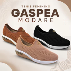 Tênis Feminino Modare Gaspea Ultraconforto Tenis Confortável Casual Antiderrapante Leve Original