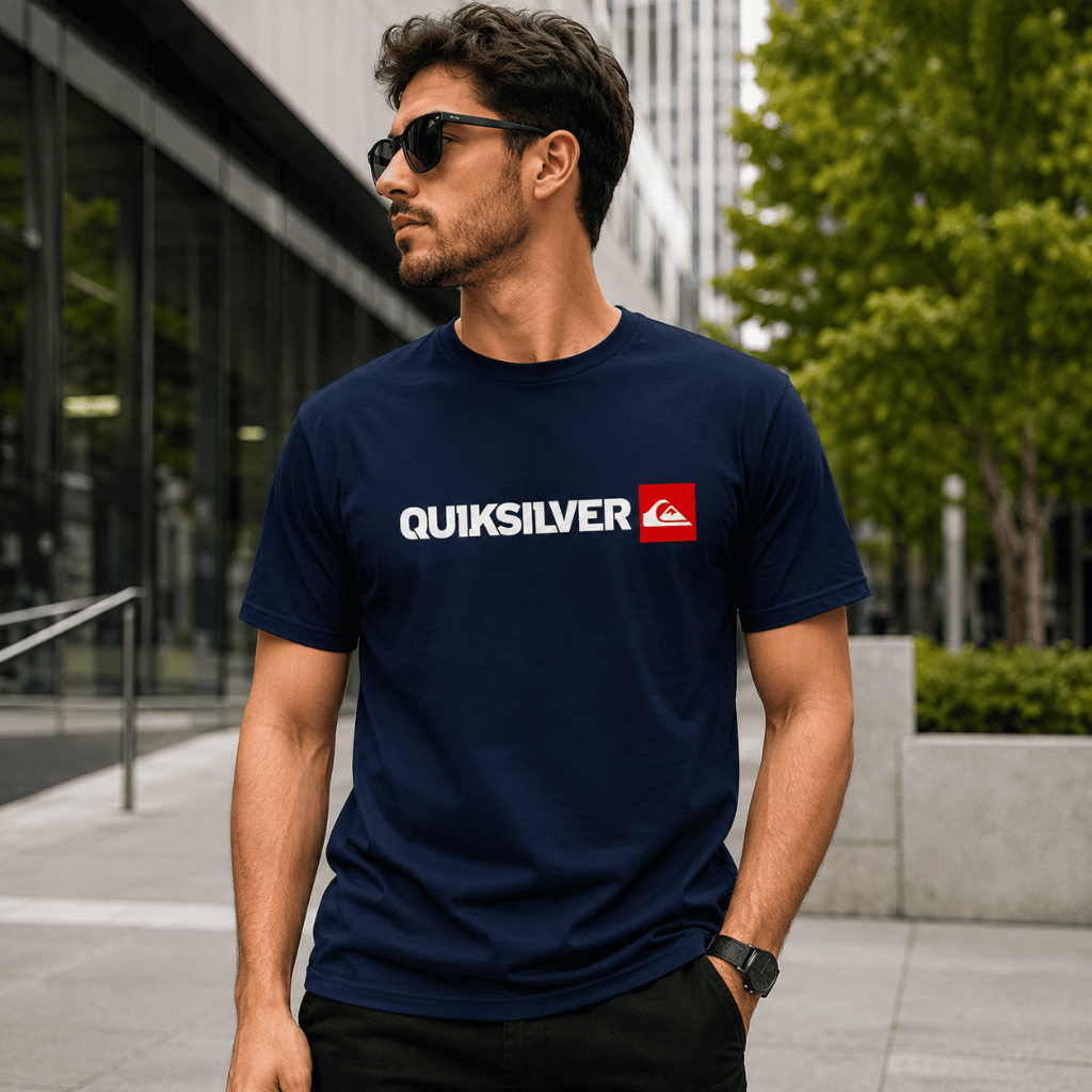 Camiseta Masculina QUIKSILVER Camisa 100% Algodão Premium T-shirt Masculino Feminino Envio Imediato Confortável Promo