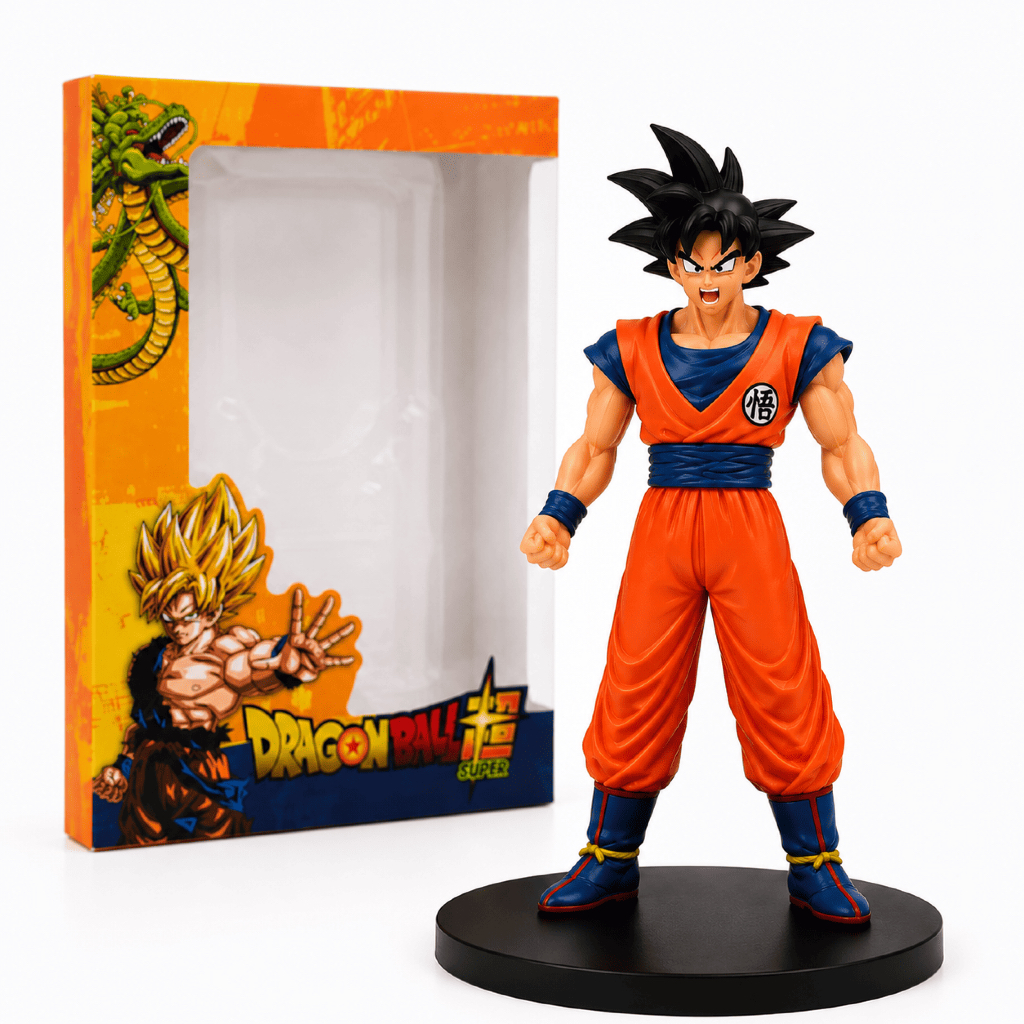 Action Figure Dragon Ball Z Goku Boneco Colecionável Anime Super Saiyajin Instinto com base — imagem 2 de 2