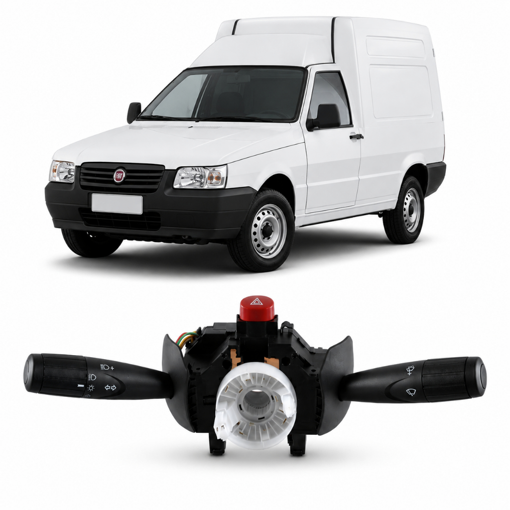 Chave De Seta Fiat Fiorino 2006 A 2013 Acionador de Alavanca Com Retorno Automático