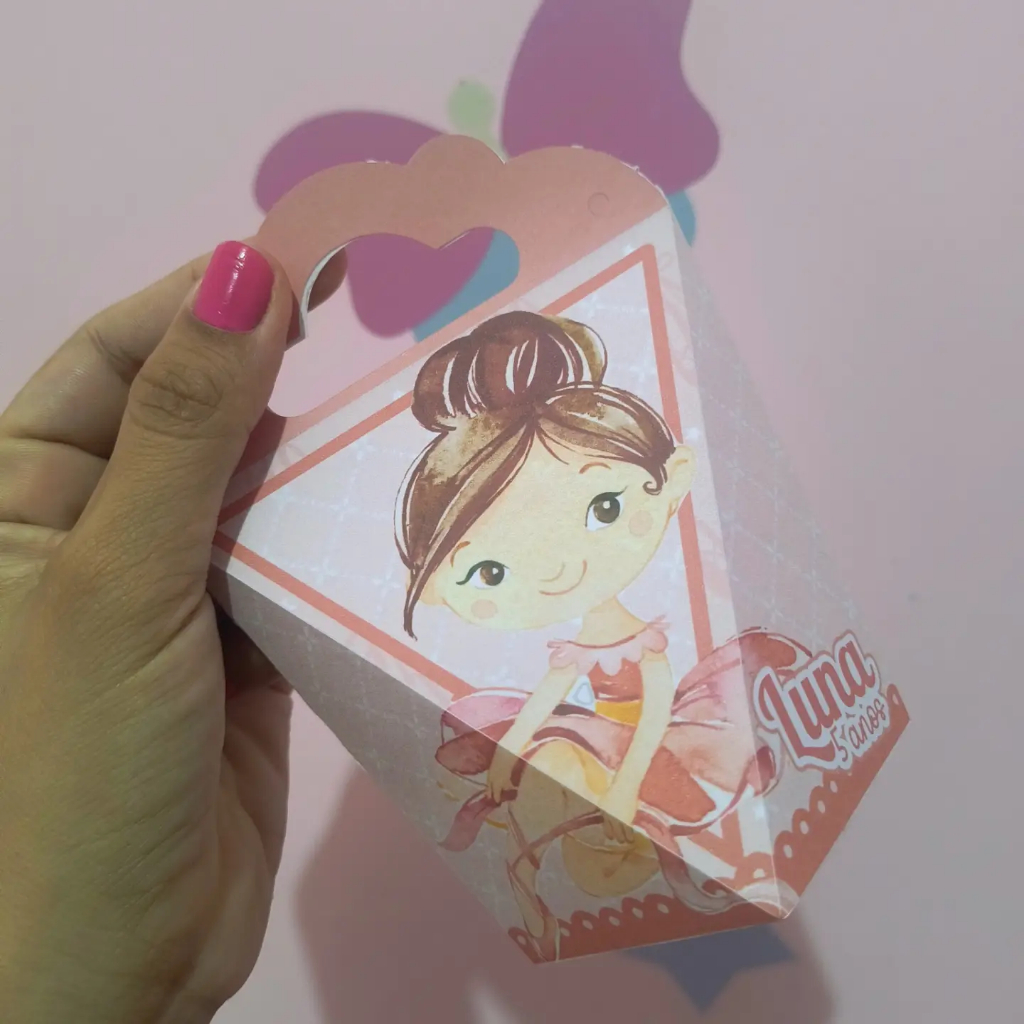 Mimos Bailarina/ Kit personalizado Bailarina/ Lembrancinhas de Aniversário Bailarina