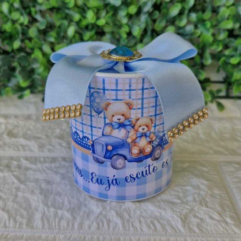 Kit Tubolatas 7 x 6 cm Personalizadas Todos os Temas Lembrancinhas Maternidade --Batizado-- Casamento - Aniversário