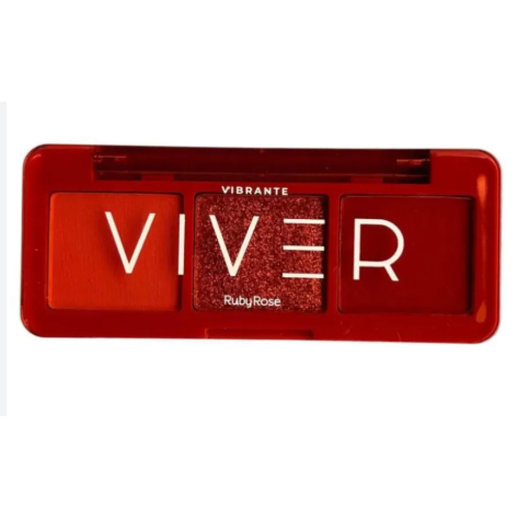Paleta Trio De Sombras Viver G1 Cores Sortidas Ruby Rose Matte Cintilante Make Jund Bella Distribuidora — imagem 2 de 2