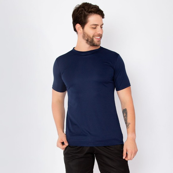 Kit 5 Camiseta Dry Fit Masculina Premium Lisa — imagem 2 de 2