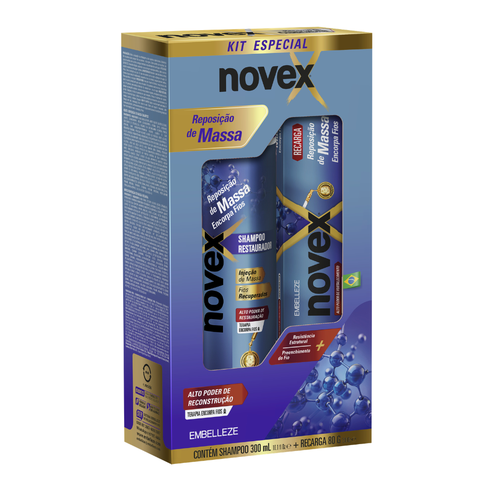 Kit Tratamento Novex Reposição De Massa · foto 2