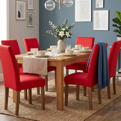 Kit com 6 Capas de Cadeira Elásticas Protetoras Laváveis para Sala de Jantar Cozinha Área Gourmet Renovação e Decoração