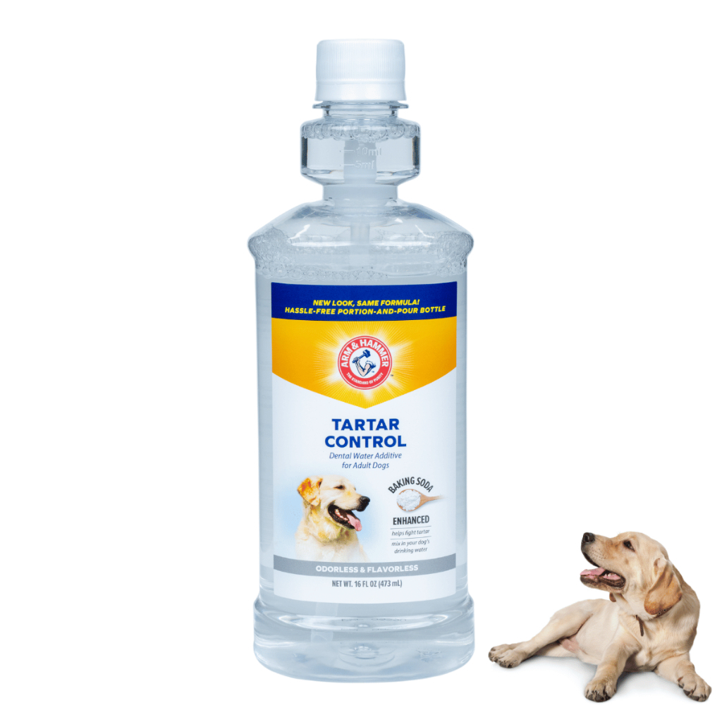 Removedor de Tártaro para Cachorro Arm Hammer Solução Bucal 473ml Higiene Hálito Fresco