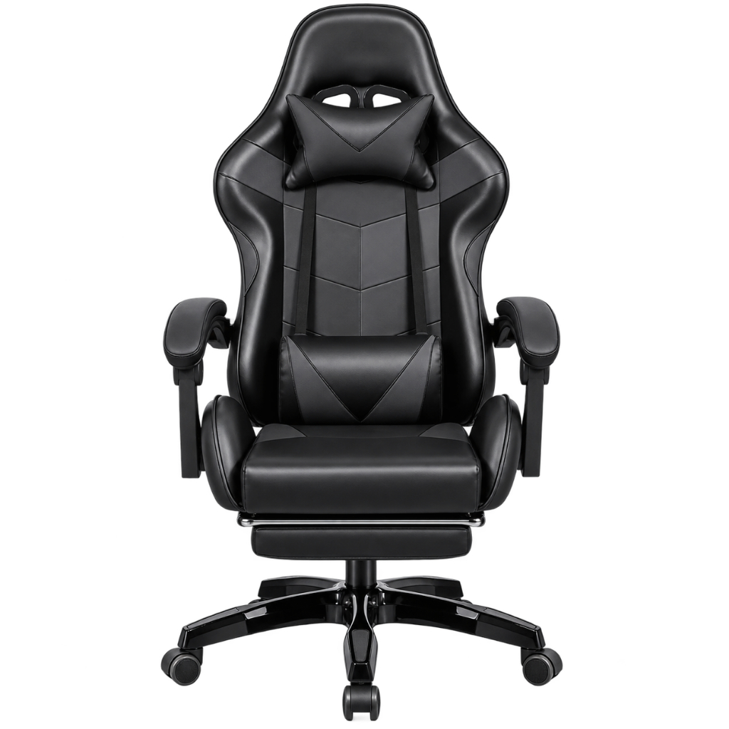 Imagem Cadeira Gamer Ergonômica Stillus - Conforto e Estabilidade com Apoio para Pés e Ajuste de Altura