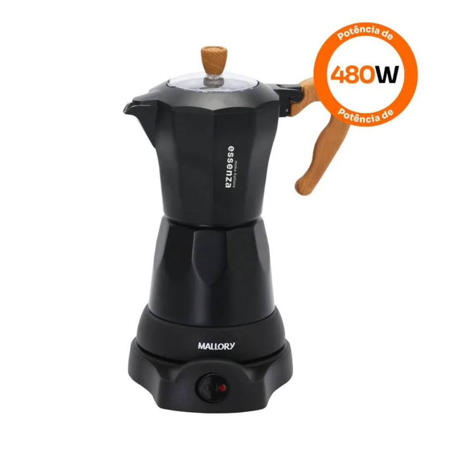 Cafeteira Italiana Elétrica Mallory Essenza 127V
