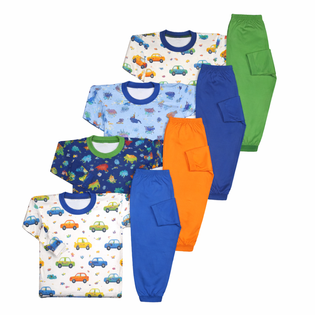 Pijamas Infantil MENINOS com  Estampas sortidas do 0 aos 12 anos