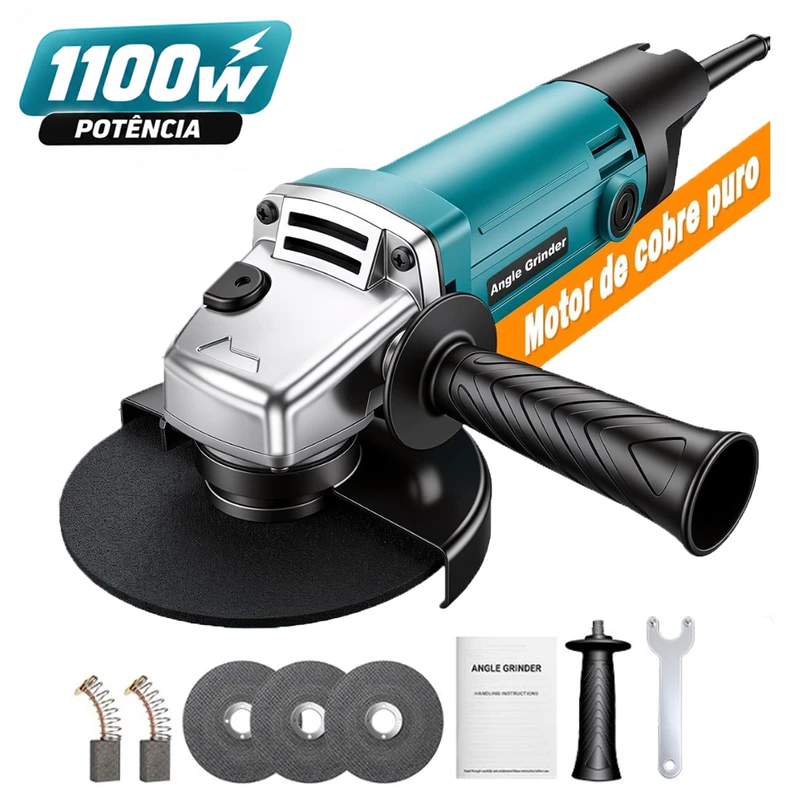 Esmerilhadeira Lixadeira 1100W 4 em 1 110V — foto 2