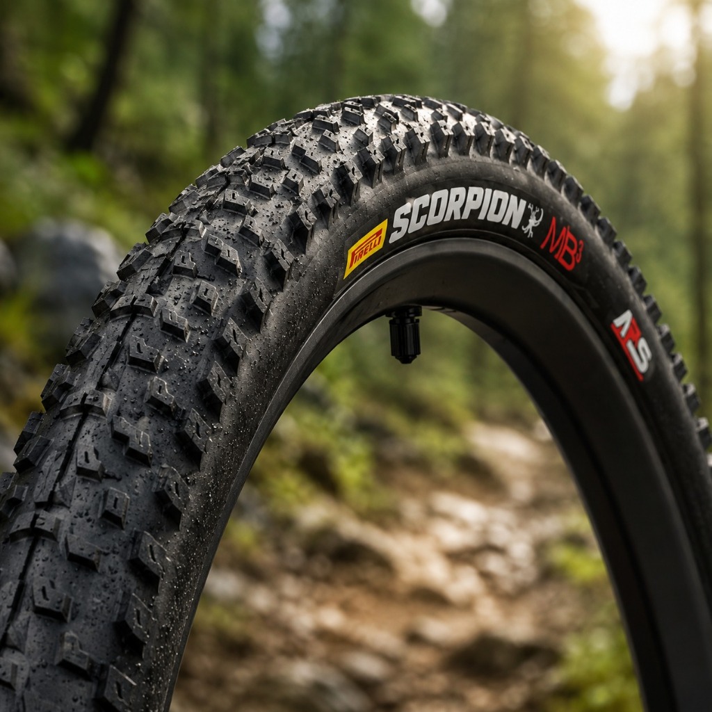 Pneu Para Bicicleta Aro 29 Pirelli Scorpion Mb3 29x2.0 Mtb Bike Bandaleve Cravos Trilha e Asfalto