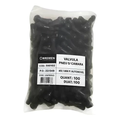 PACOTE COM 100 UNIDADES DE BICOS VALVULA TR 414 BREMEN