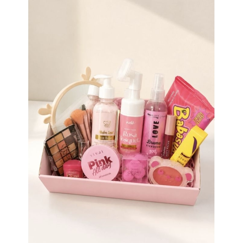 Kit Maquiagem Skincare Adolescente | Kit Completo Autocuidado