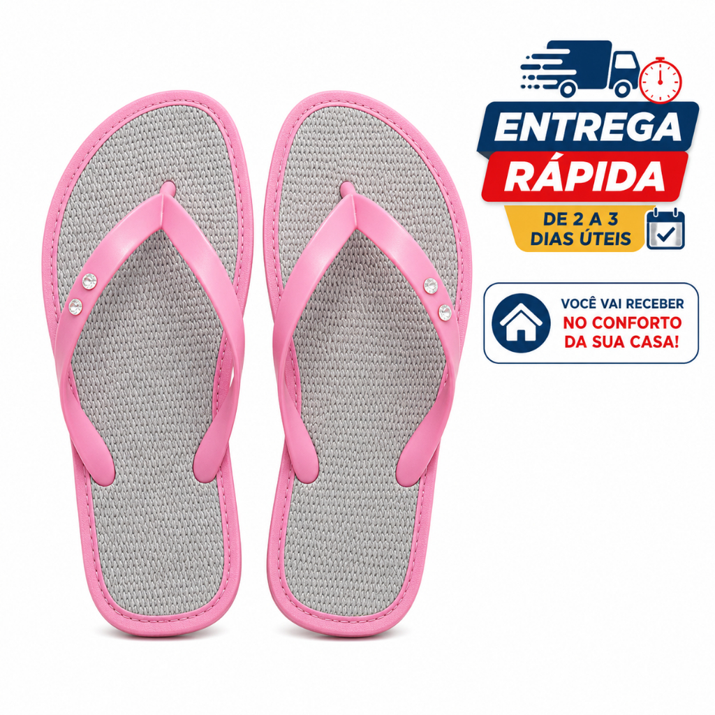 Chinelo Feminino Confortável Casual Estampado Moda Praia Verão Diversos Modelos Leve Macio Confortavel