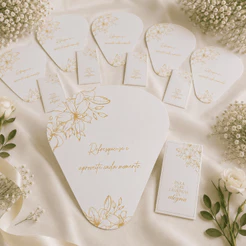 Kit 70 Leque + Lágrimas De Alegria Casamento Festas Promoção