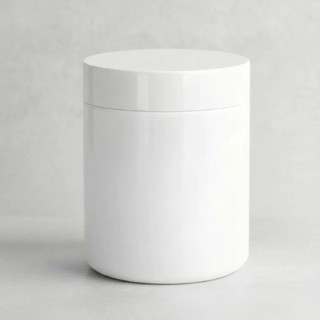 Kit Pote Plástico 500g com Tampa Rosca - Embalagem Profissional para Pomadas, Ceras Géis e Cosméticos - Premium