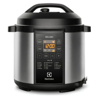 Panela de Pressão Elétrica Electrolux 6L Digital Experience PCC20 Inox Preta 220V