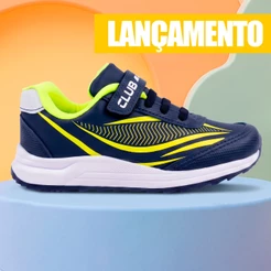 Tenis Infantil Menino Masculino Escolar Club Happy Sapato Infantil