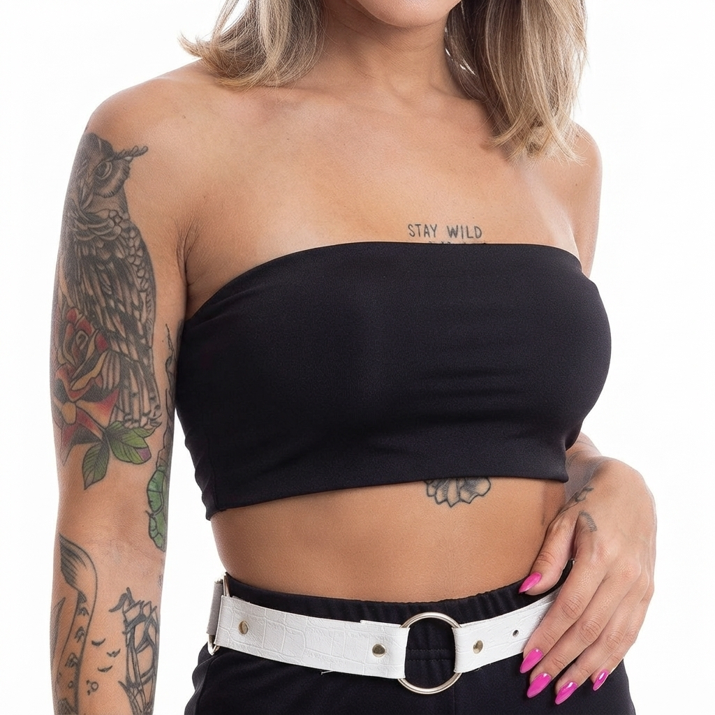 Top Cropped Tomara Que Caia Feminino Suplex Básico Candy Colors