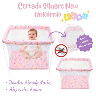 Cercadinho Berço Cercado Dobrável Acolchoado Chiqueirinho Bebê Infantil Criança até 20kg "Scorpion"