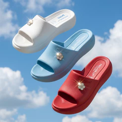 Chinelo Piccadilly Smurfs Marshmallow Nuvem Impacto Conforto