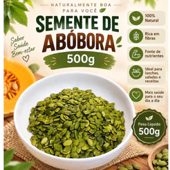 Semente de abóbora premium - 500g