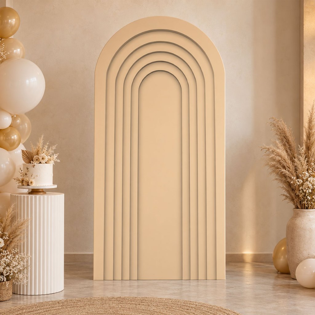 Painel Romano Ripado 2x1m Veste Fácil Decoração Festa Sublimado Em Tecido · foto 2