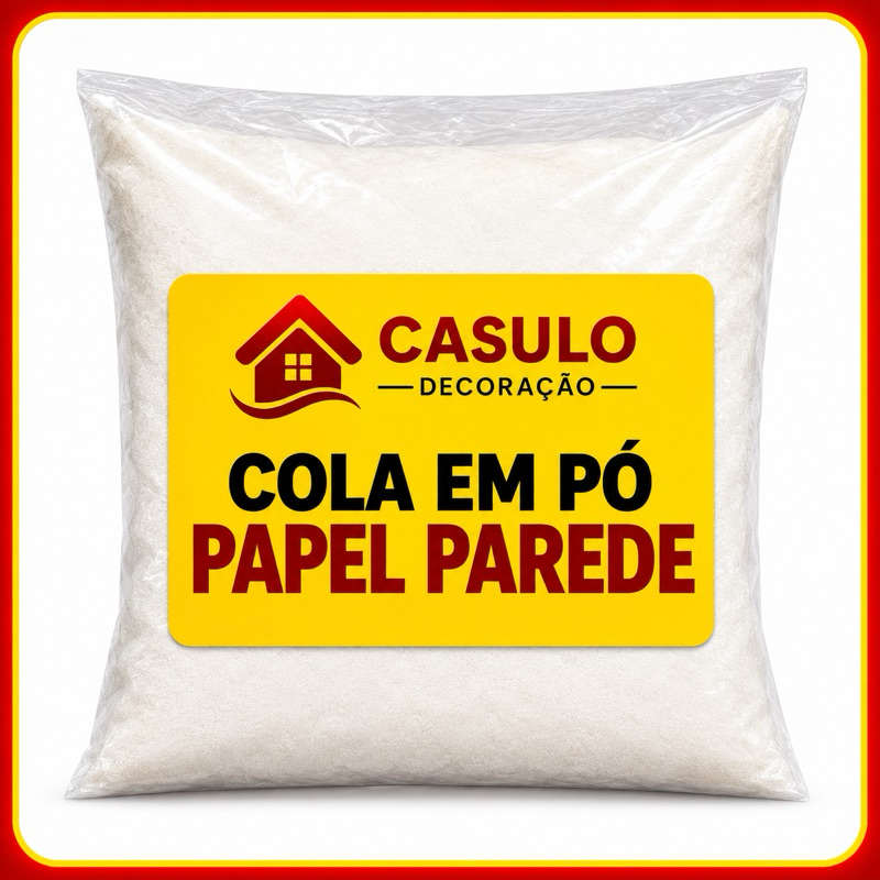 COLA EM PÓ PAPEL PAREDE E TECIDO , RENDE MUITO