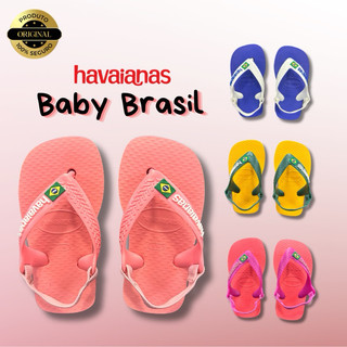 Chinelo Havaianas Baby Brasil Sandália Bebê Menina Macio Conforto Original