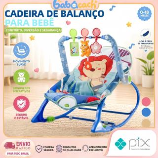 Cadeira de Balanço e Descanso com Sons Musicais,Vibrações Suaves e Brinquedosa Didáticos para Bebê - Conforto e Seguranç