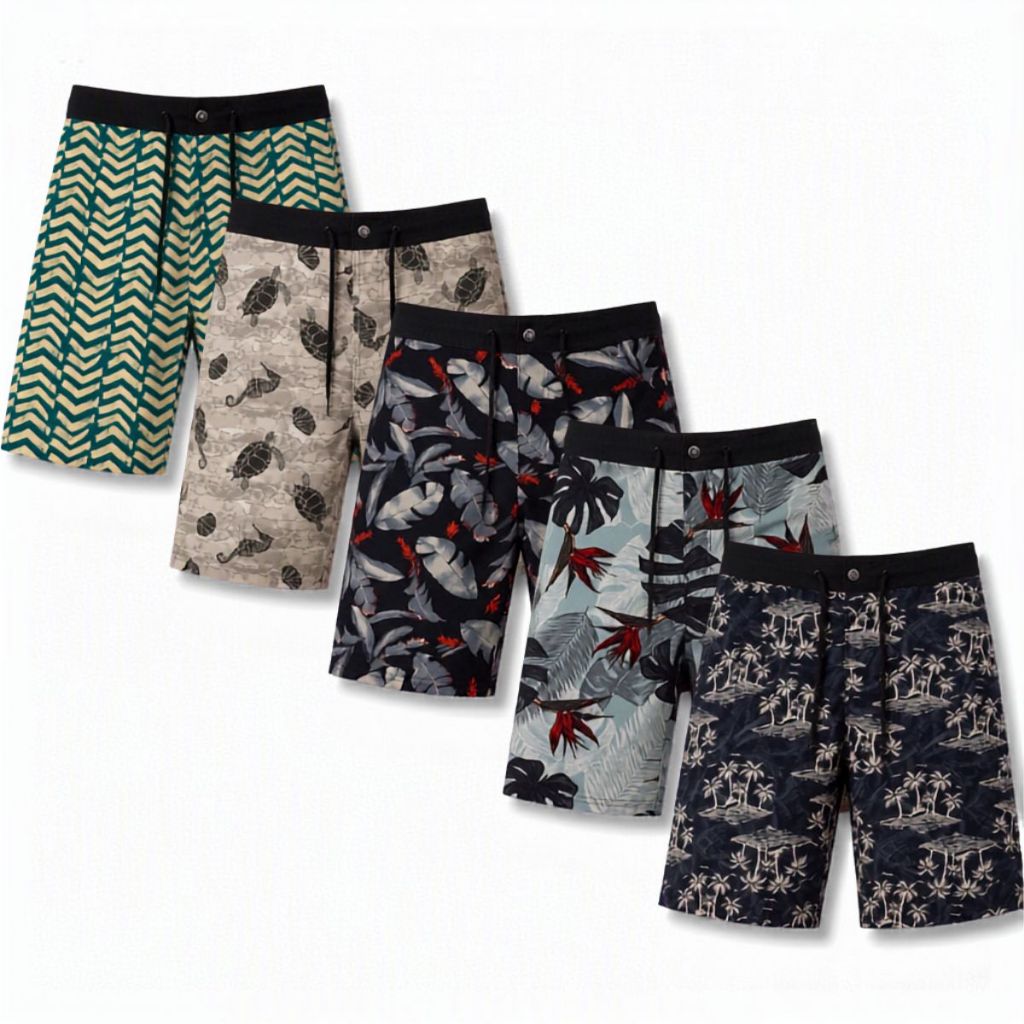 Bermuda Tactel Masculino com Elastano e Bolso