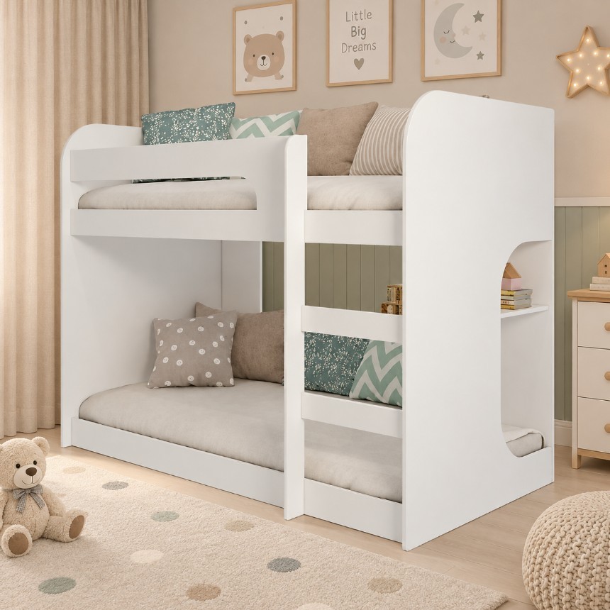 Beliche Infantil Montessoriana em MDF Ema Permobili com 2 Colchões Gazin