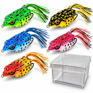 Isca Artificial Sapo Frog Anti Enrosco Traíra Tucunaré Black Bass Dourado Robalo