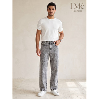 No.30 Calça Balão Jeans Masculina Baggy Streetwear Calca Bag Boca Larga Reta Estonada Calças
