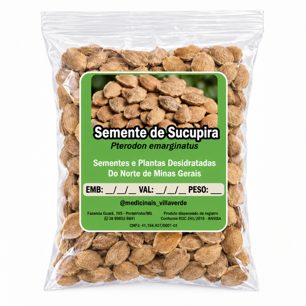 Sementes de Sucupira Natural (Pterodon / Semente de Sucupira)