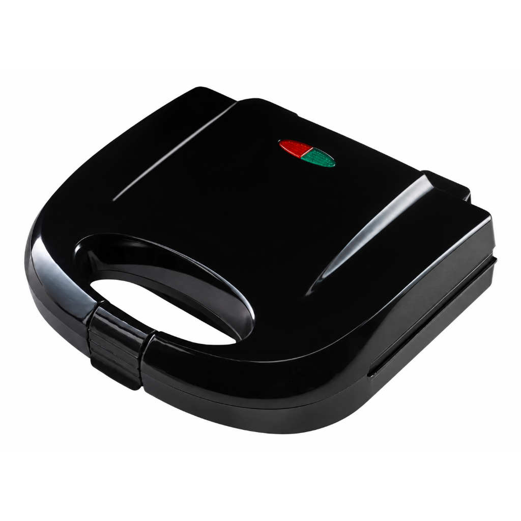 Sanduicheira e Grill Dupla 750W 127V Chapas Antiaderente Preta