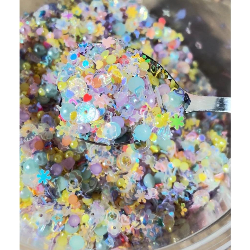 Lantejoula Glitter Mix Premium Estrelas Mar Strass Colors 10g