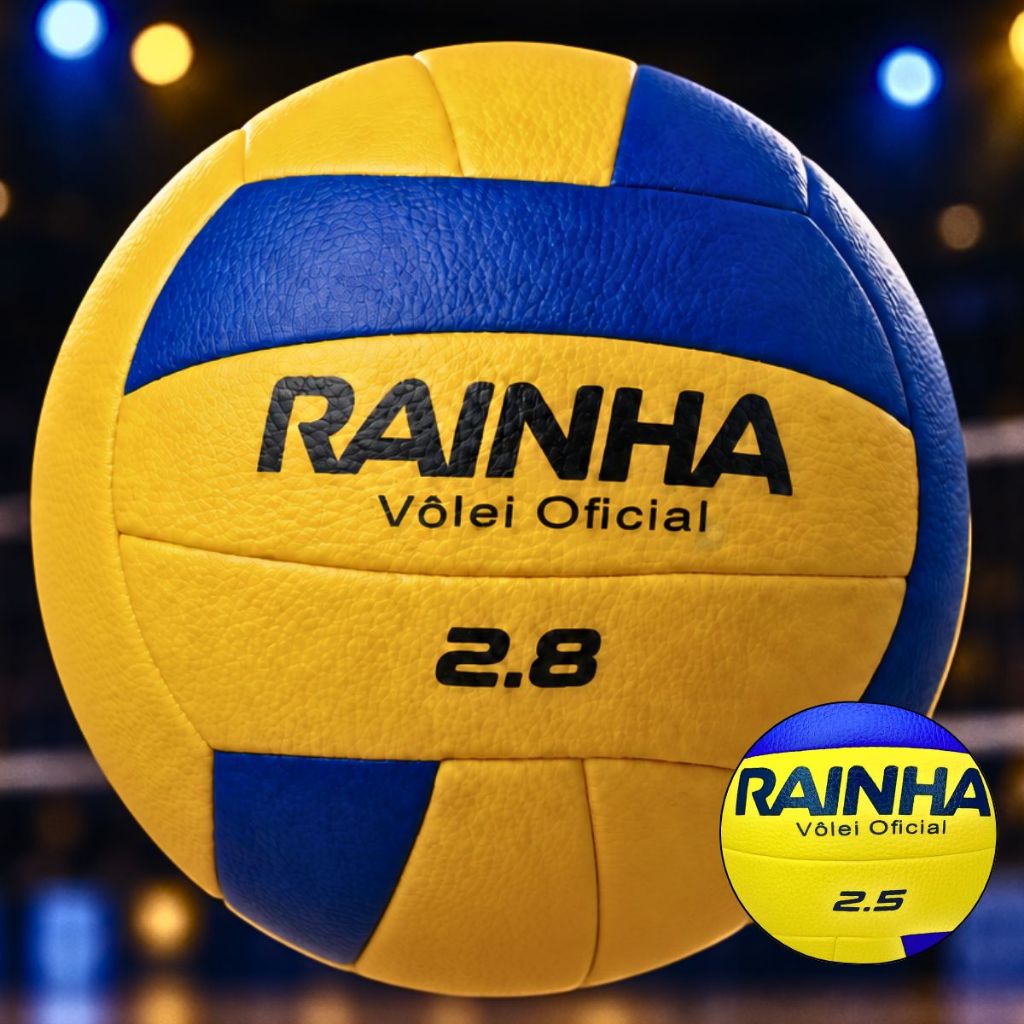 Bola Vôlei Rainha 2.8 Oficial Praia Areia Piscina Impermeável Resistente Leve Campeonato Jogo Pro