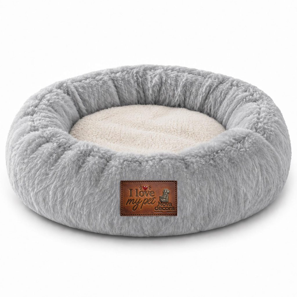Cama Gato Cachorro Caminha Nuvem Ninho Pet Redonda 50x50 Pelúcia Pequeno Porte
